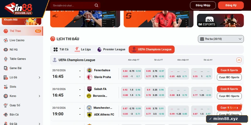 Bảng tổng hợp các loại kèo chấp bản đồ, First Blood và Tài Xỉu mạng hạ gục Esports Min88